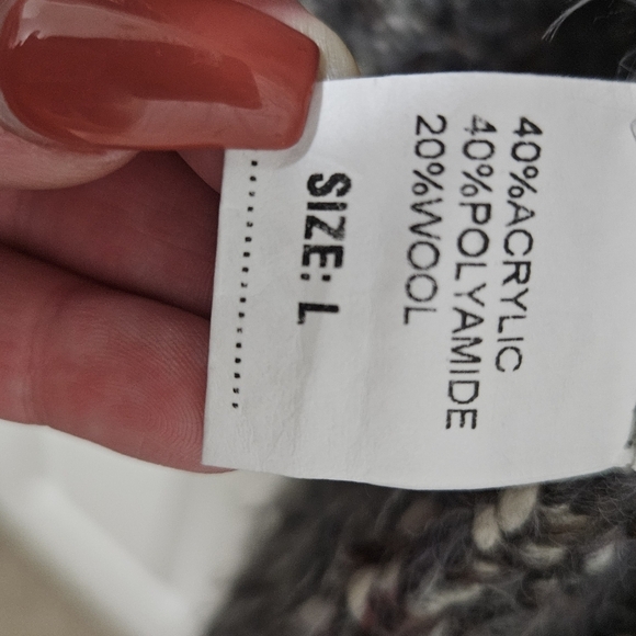 Moda Seta made in Italy Marled Yarn Cardigan Sweater size large NEW WITHOUT TAGS - Picture 4 of 4